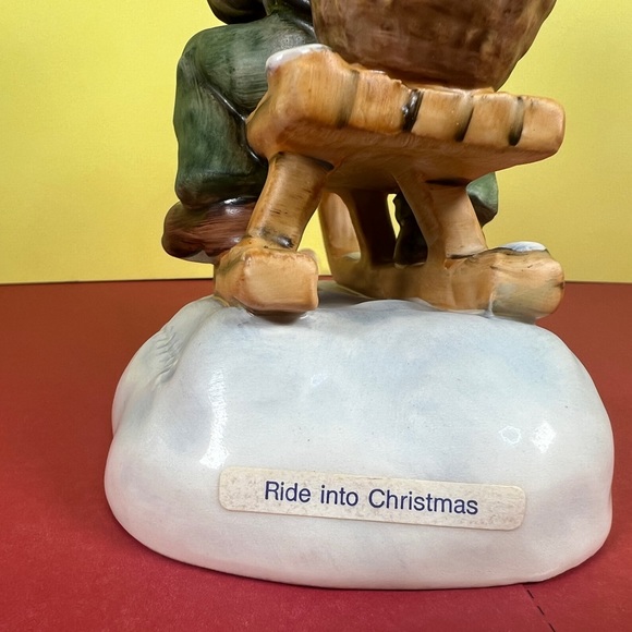 Goebel Hummel Ride Into Christmas Figurine#396 TMK-6 Vintage 1979 Mint Condition - Picture 10 of 17